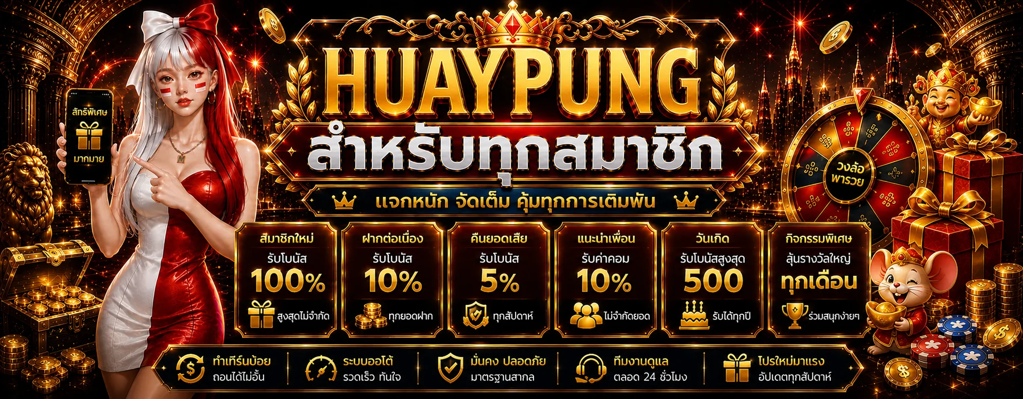 สิทธิพิเศษสมาชิก HUAYPUNG